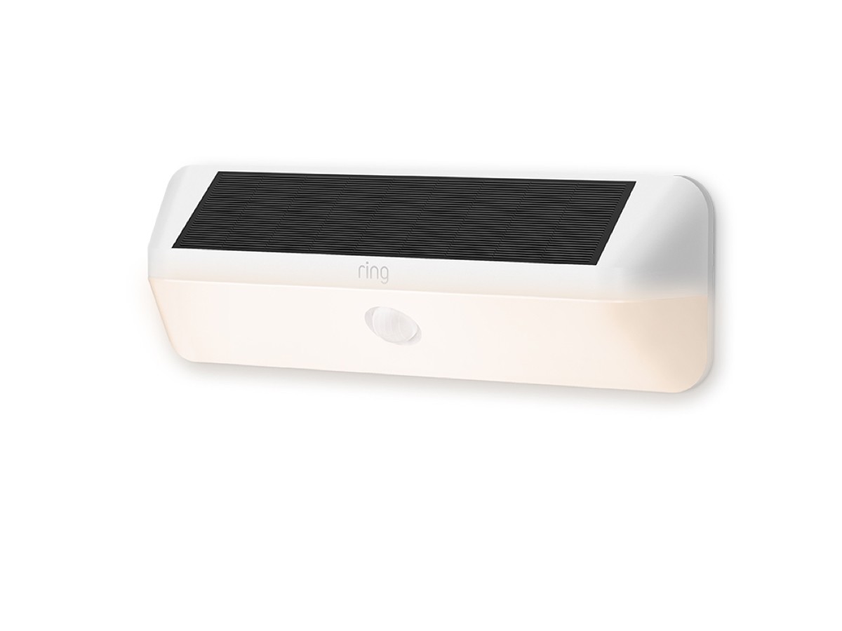 Ring Wall Light Solar emits 800 lumens of light when it detects motion