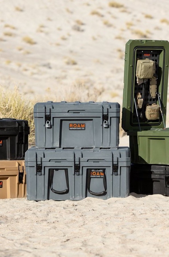 Roam 82L Rugged Case camping container has a waterproof gasket seal to