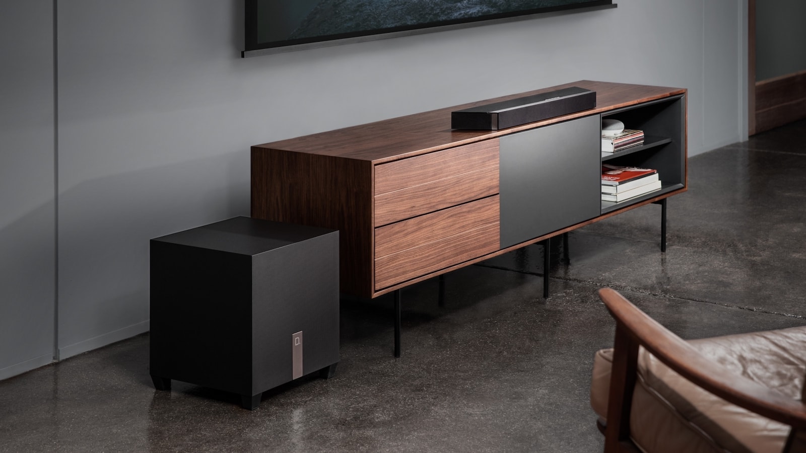 Definitive Technology Studio 3d Mini Dolby Atmos Soundbar System Is Super Slim Gadget Flow