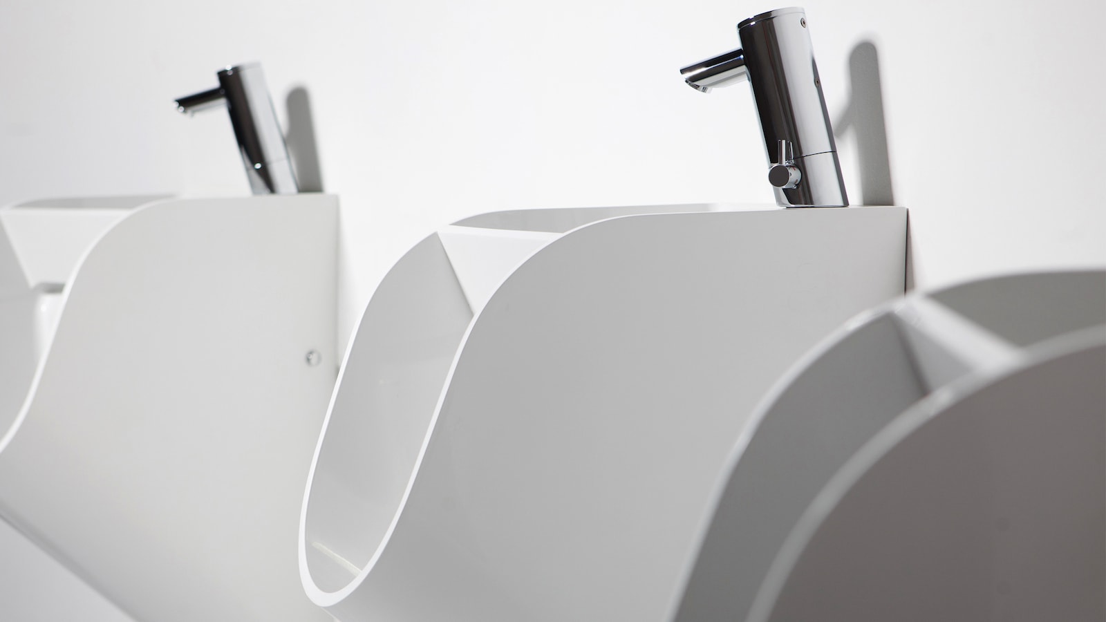 Stand urinal sink is a sleek sustainable option that saves you water