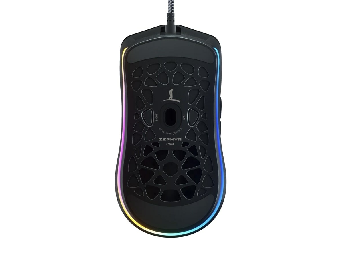 Marsback Zephyr PRO sweatproof gaming mouse includes a fan to keep your