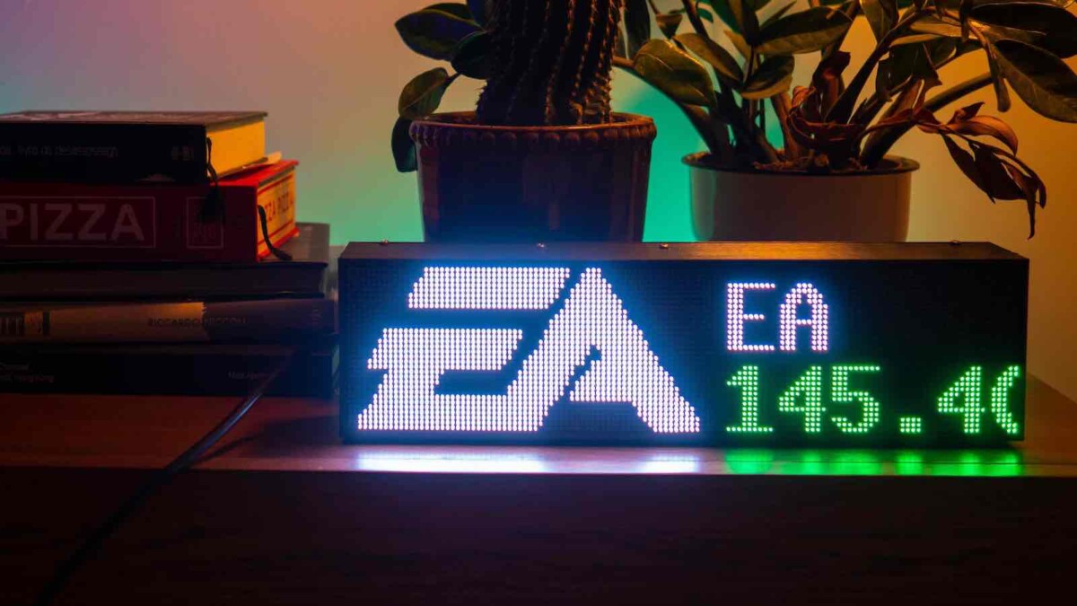 Review Fintic desksize LED ticker brings Wall Street to your office