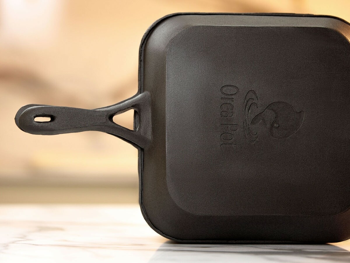 ORCA Pot multipurpose cast iron cookware set works as a Dutch oven