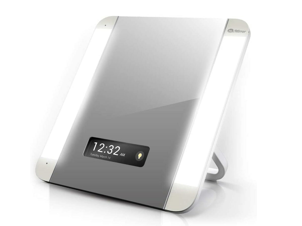 HiMirror Slide smart makeup mirror provides personalized skin tips