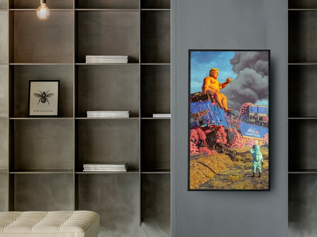 Qonos custom NFT frame properly shows off your artistic investments for