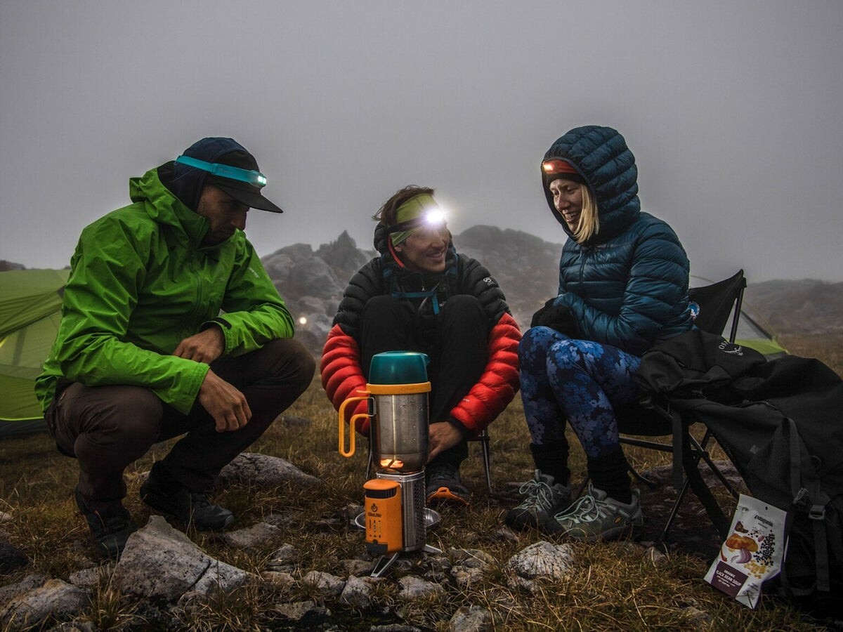 BioLite CampStove 2+ electricitygenerating wood stove turns your fire