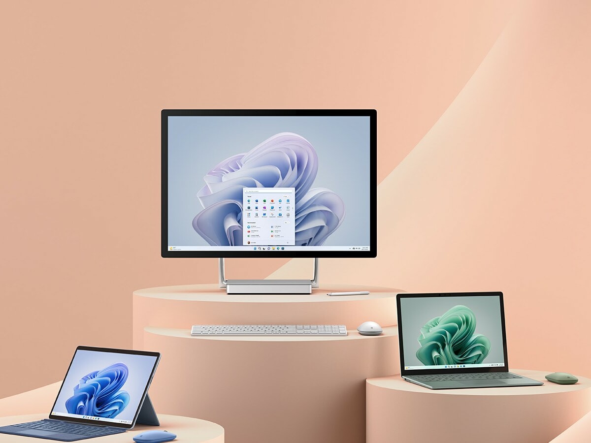 Microsoft Surface Studio 2+ allinone computer has a PixelSense