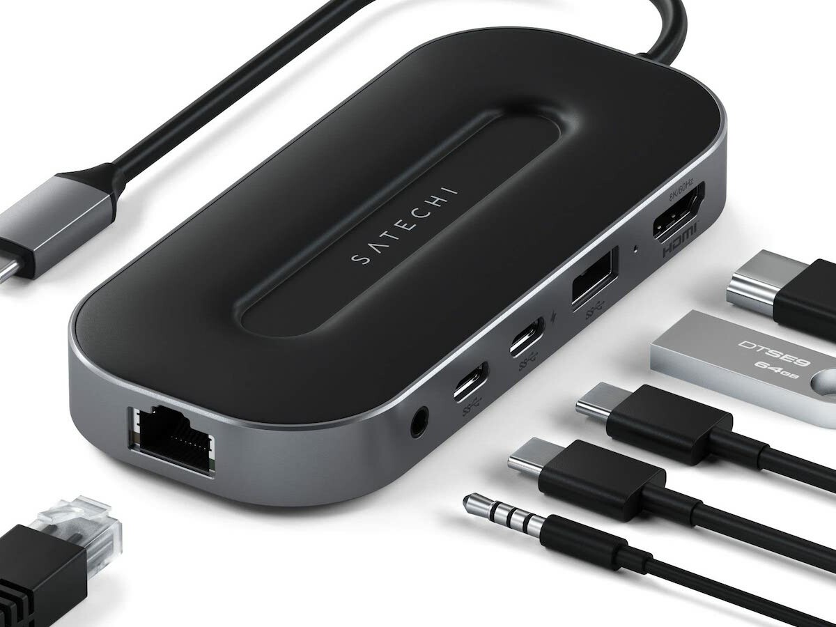Satechi USB4 Multiport Adapter with 2.5 gives your workspace