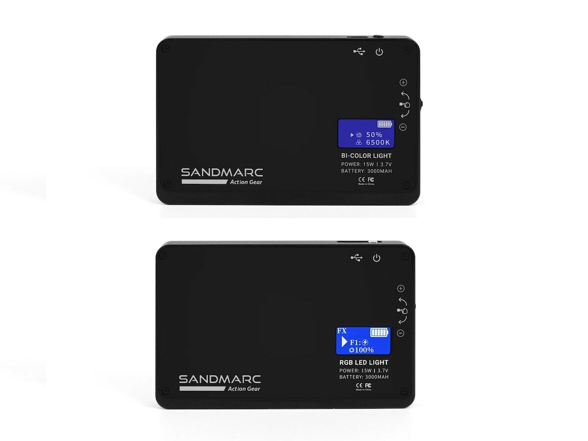 SANDMARC Prolight Kit RGB & BiColor iPhone lights are compact