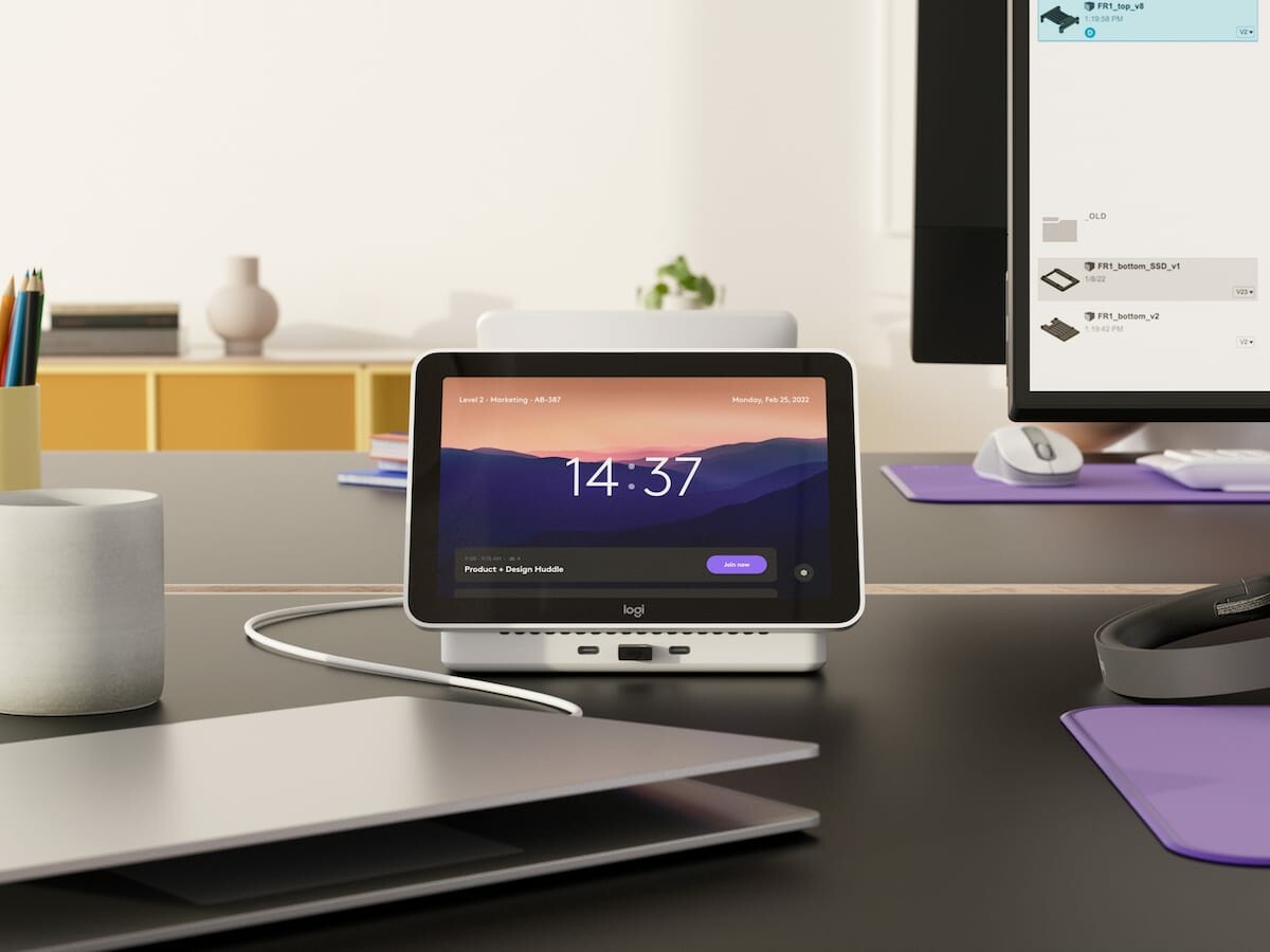 Logitech Logi Dock Flex managed docking station enables easy booking