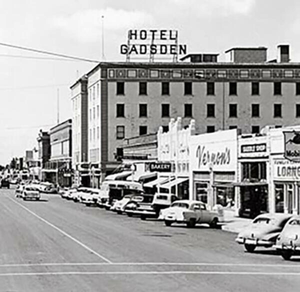 to the historic Gadsden Hotel in Douglas, AZ