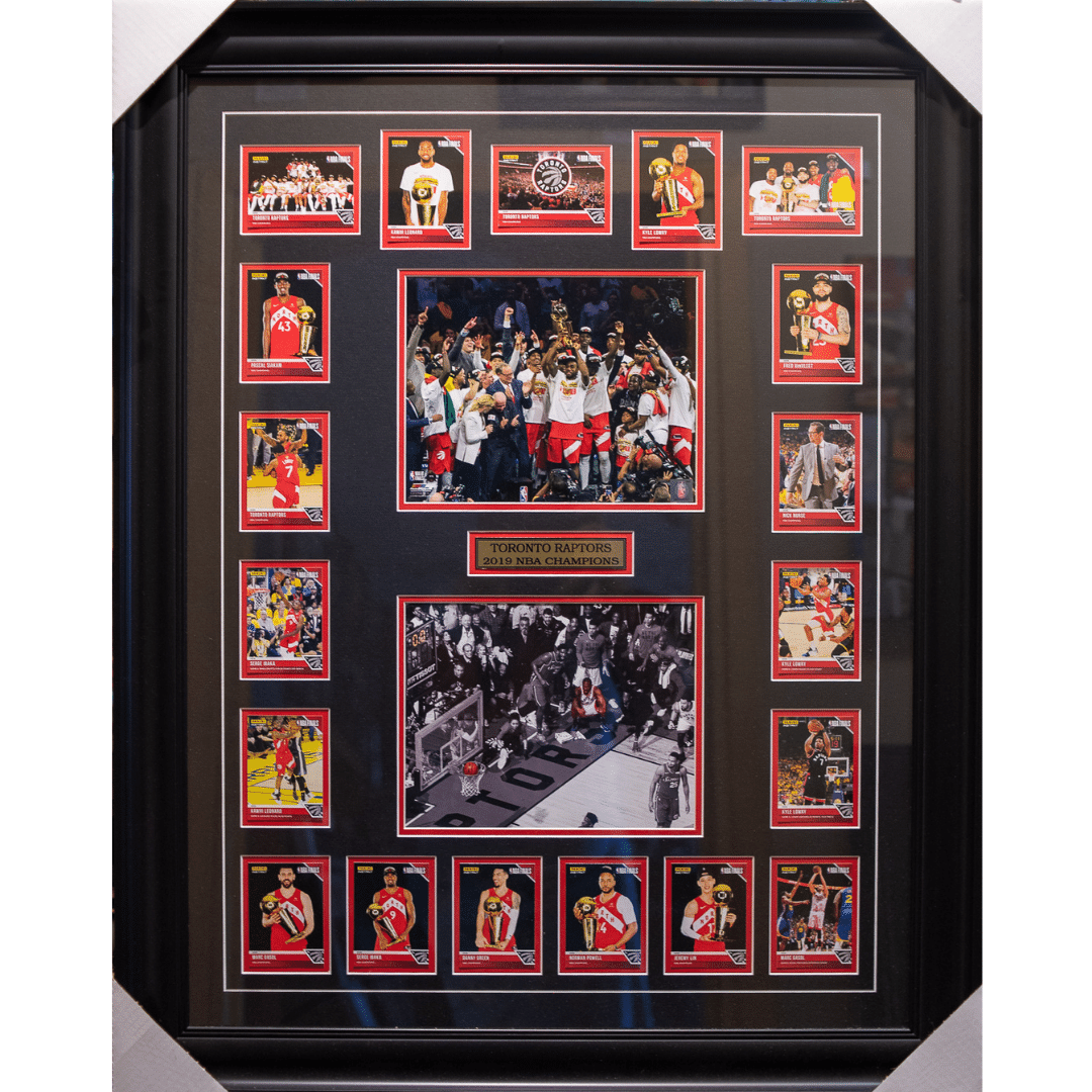 Toronto Raptors Basketball 2019 Team Championship Framed