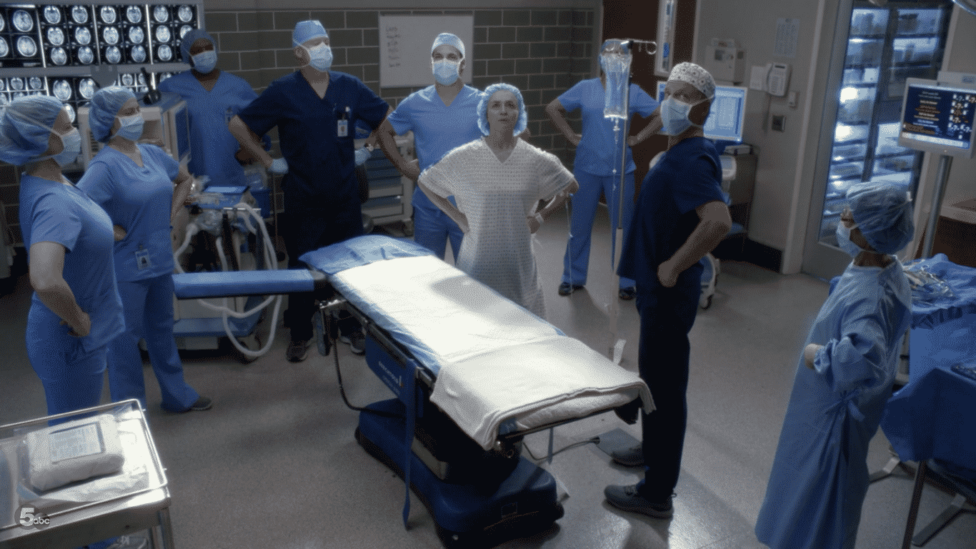 Grey's Anatomy Amelia Superhero Pose