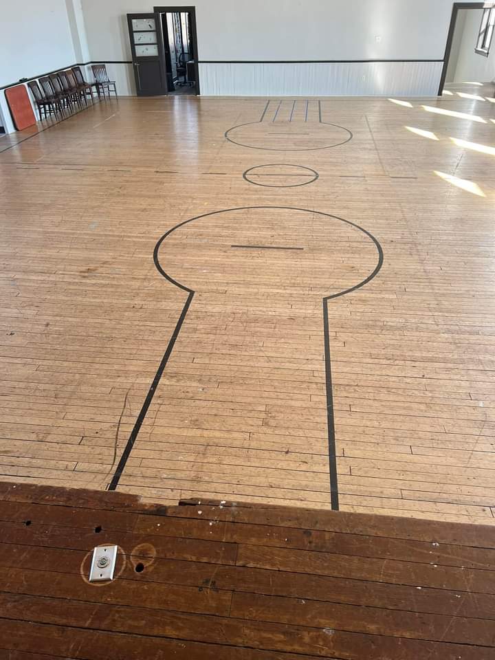 Switz City Gym Dedication Game 1955; Epsom Salts fall to the Marco