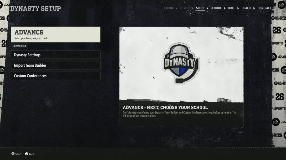 How To Make an Online Dynasty in College Football 26