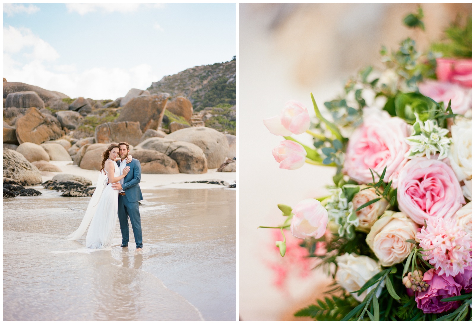 Beach Wedding Inspiration from Cape Town South Africa The Ganeys