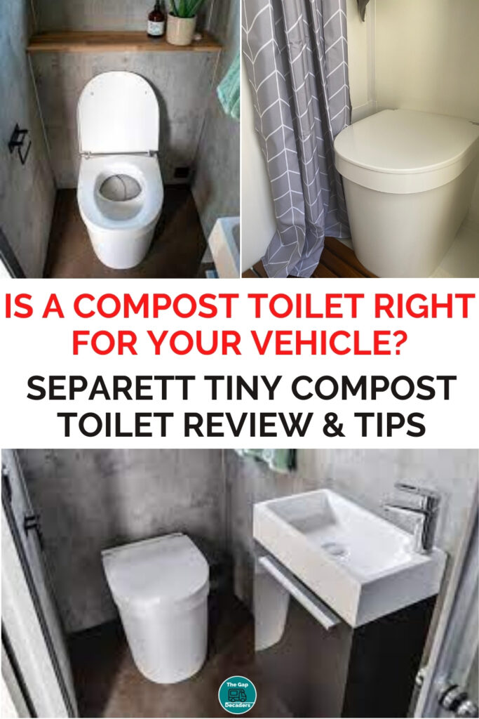 Separett Tiny Toilet Review and Tips! The Gap Decaders