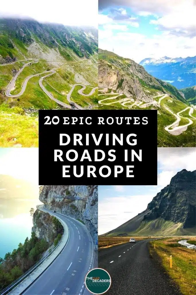Best Driving Roads in Europe 20 of the Very Best Routes The Gap Decaders