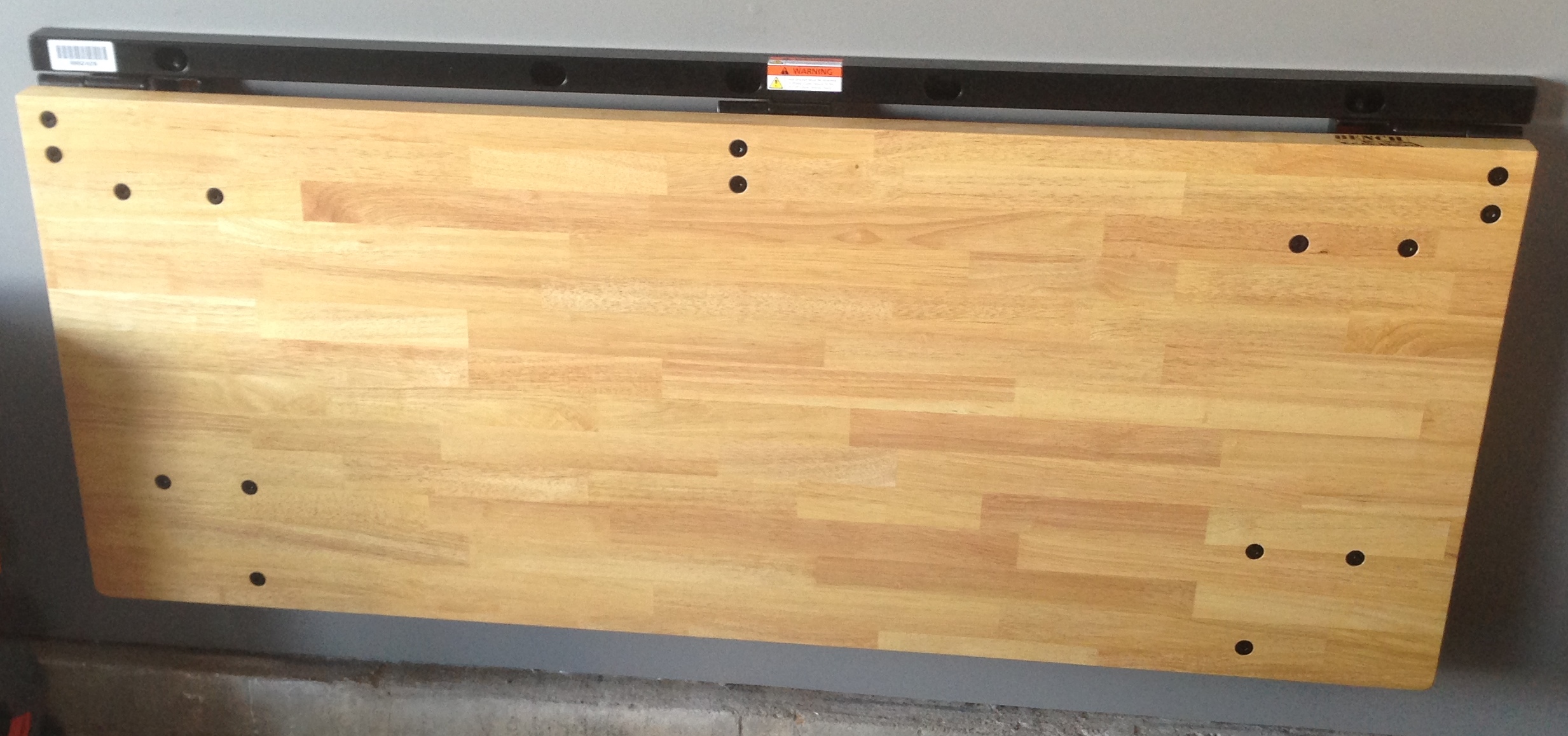 Folding Work Bench | The Garage Organizer