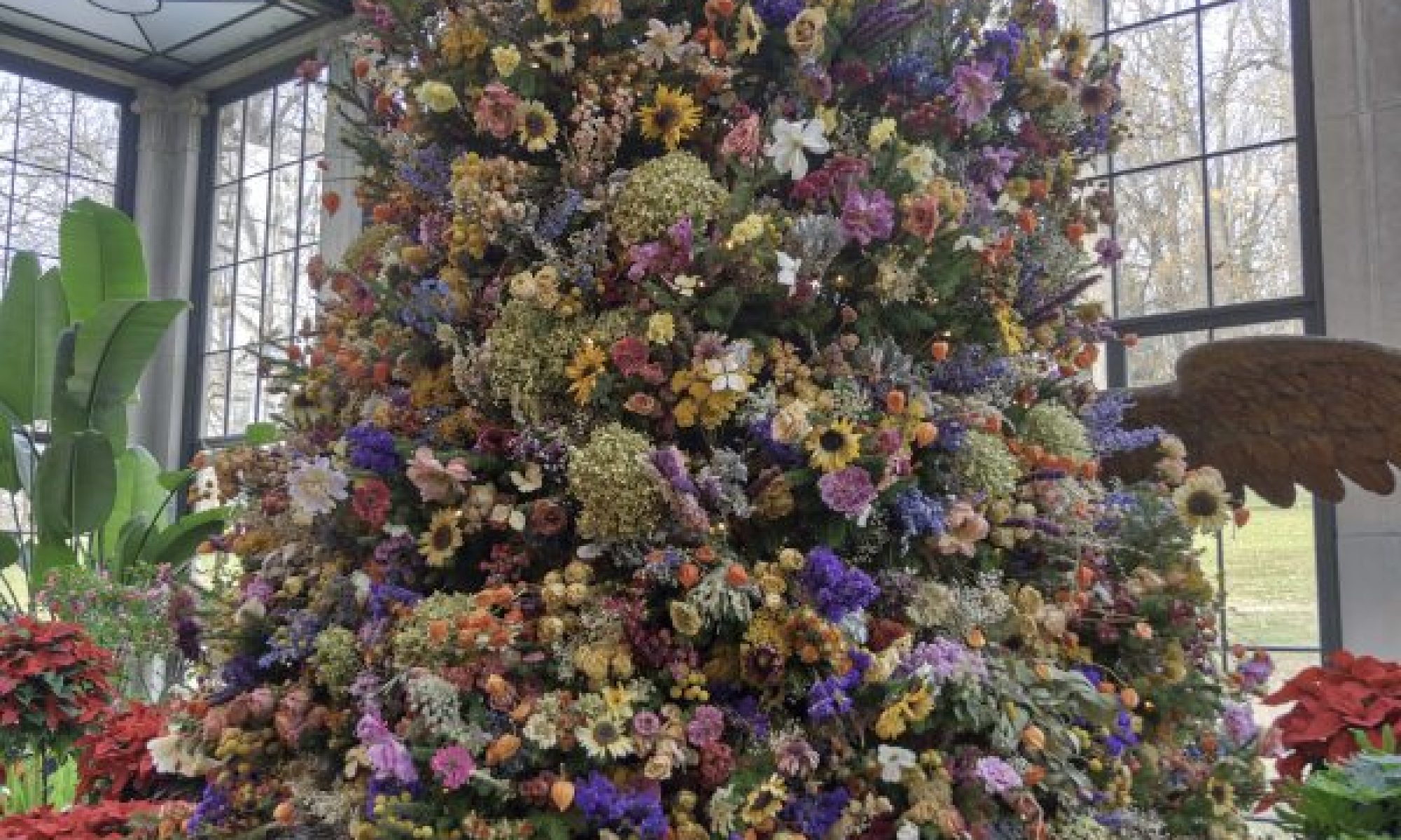 Winterthurâ€™s Dried Flower Christmas Tree