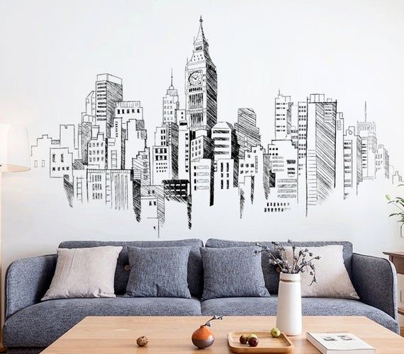 Sketch Drawing Wall Mural