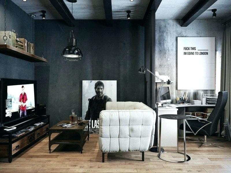 Small Industrial Living Room