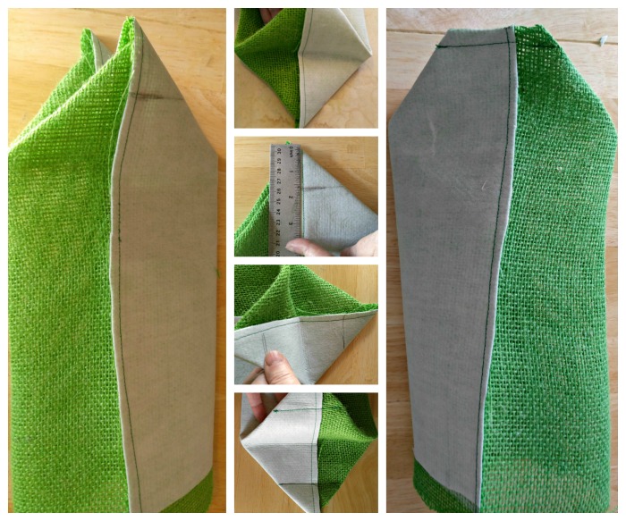 Burlap Wine Bottle Bag Easy DIY Christmas Gift