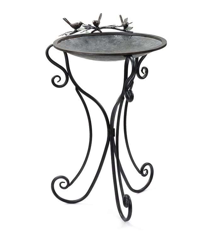 Bird Baths, Birds & Wildlife, Metal Bird Baths > Galvanized Bird Bath