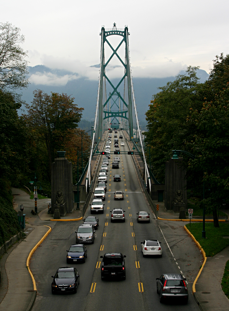 Overlooking the Lions Gate Bridge in Vancouver The Gate
