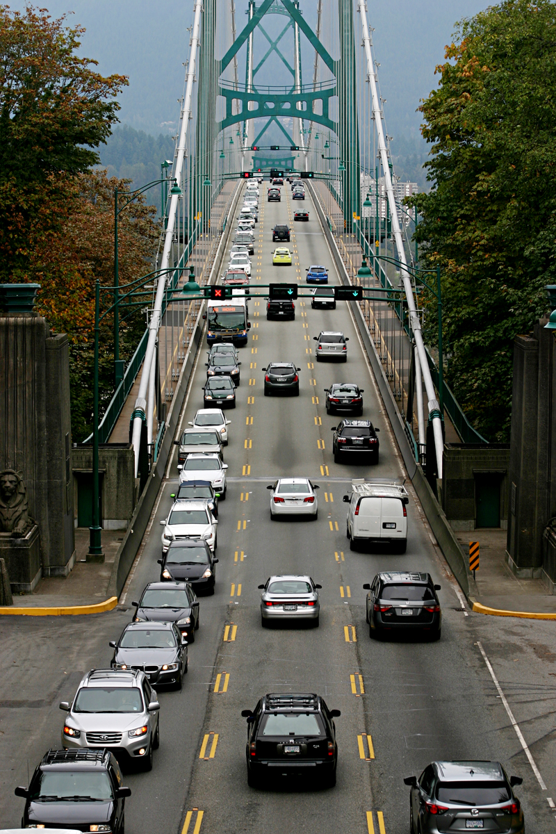 Overlooking the Lions Gate Bridge in Vancouver The GateThe Gate