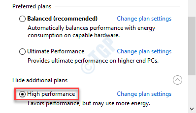 How to restore missing High performance power plan in Windows 10 / 11