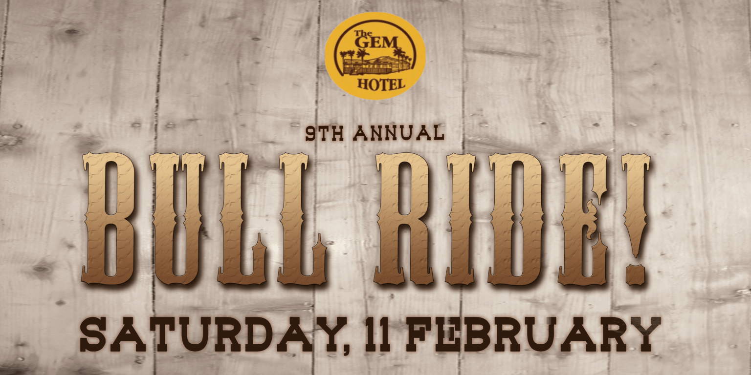 9th Annual Gem Hotel Bull Ride! The Gem Hotel