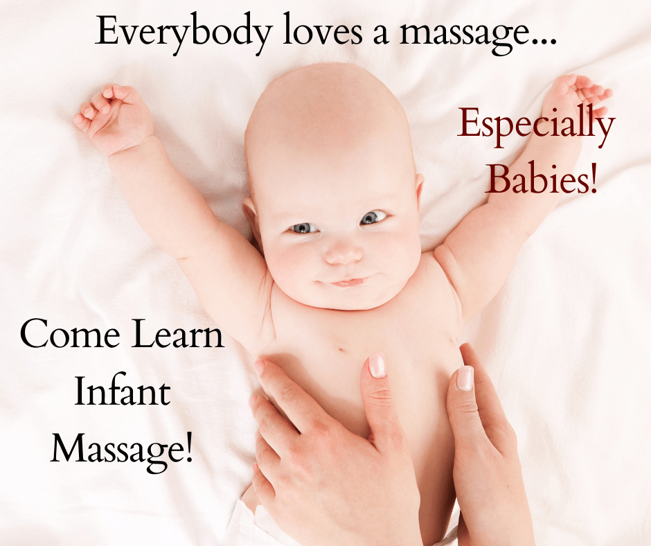 Learn Infant Massage Gentle Place Wellness Center, Framingham