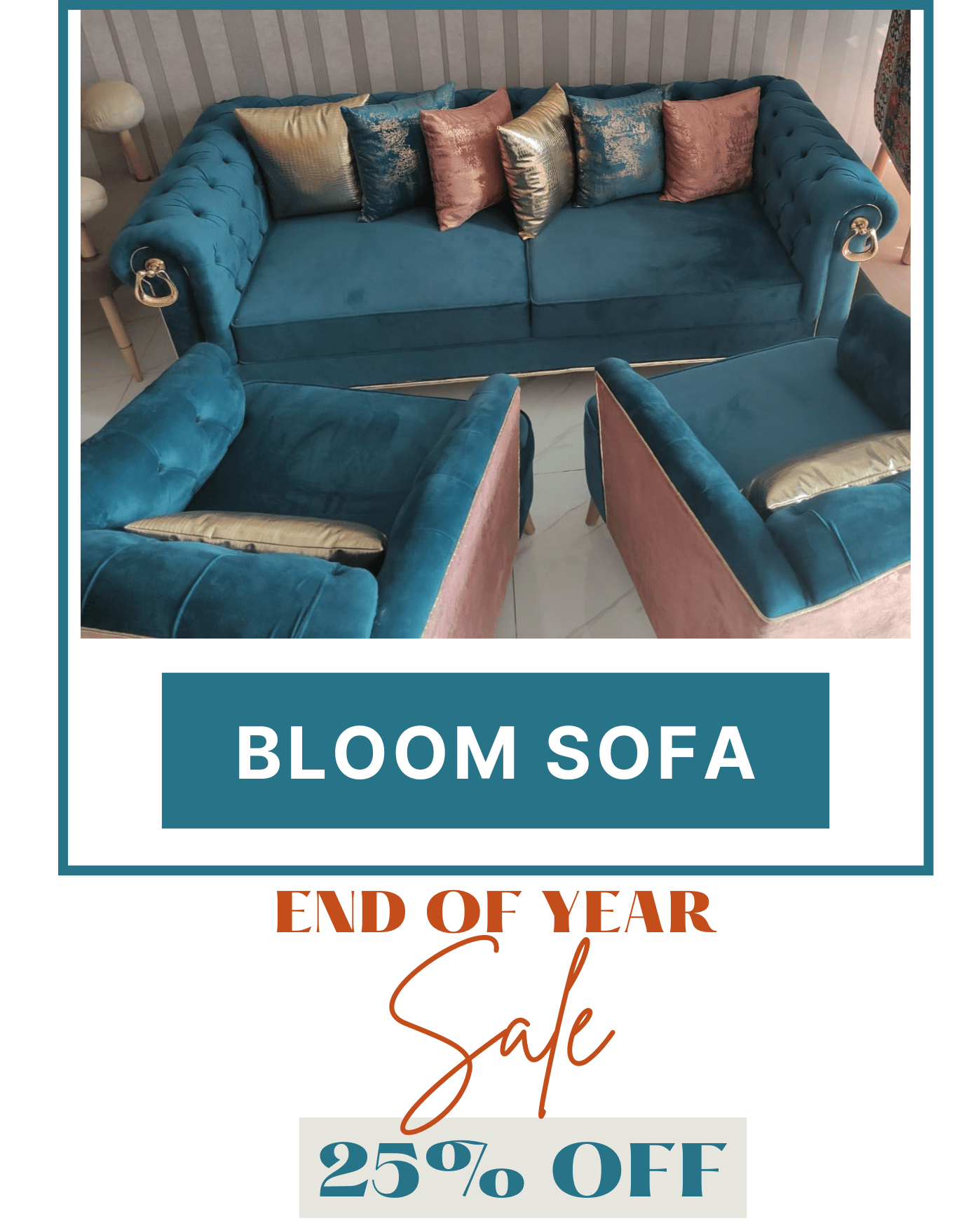 Bloom 5Seater Sofa thegeometries