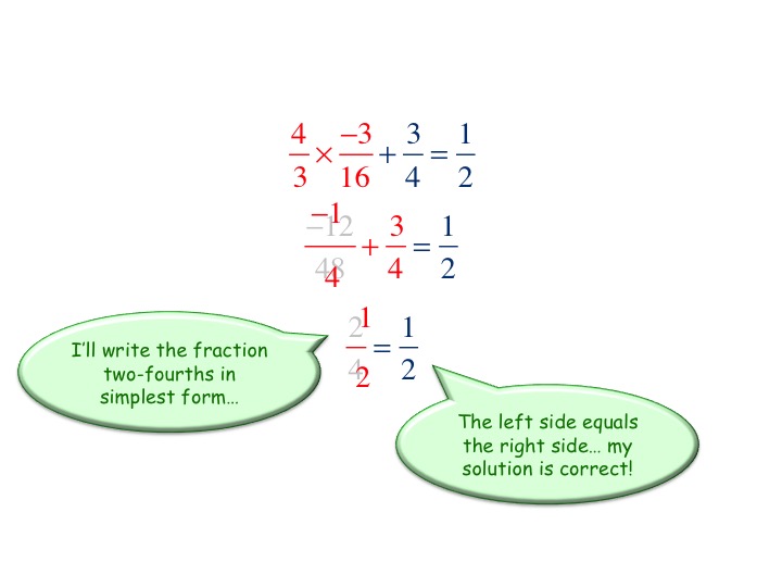 Two-Step Equations with Fractions – The Get It Guide
