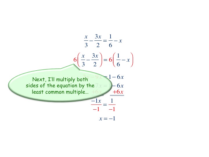 More Multi-Step Equations with Fractions – The Get It Guide