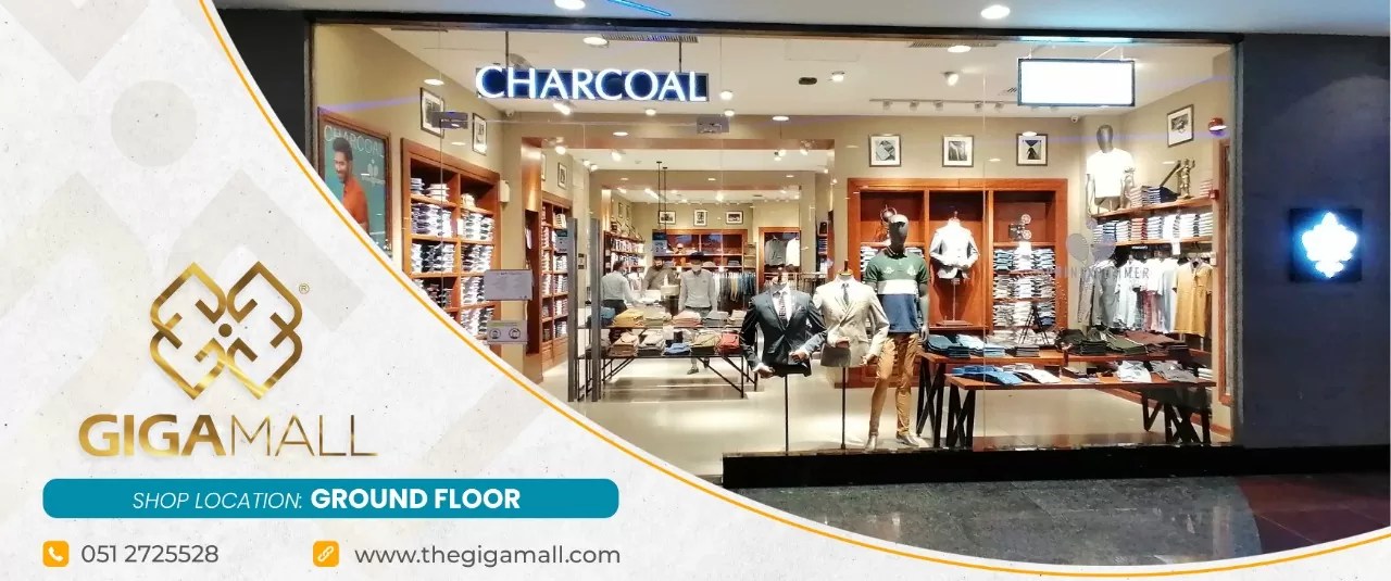 Charcoal clothing Giga Mall Brands Giga Mall Islamabad