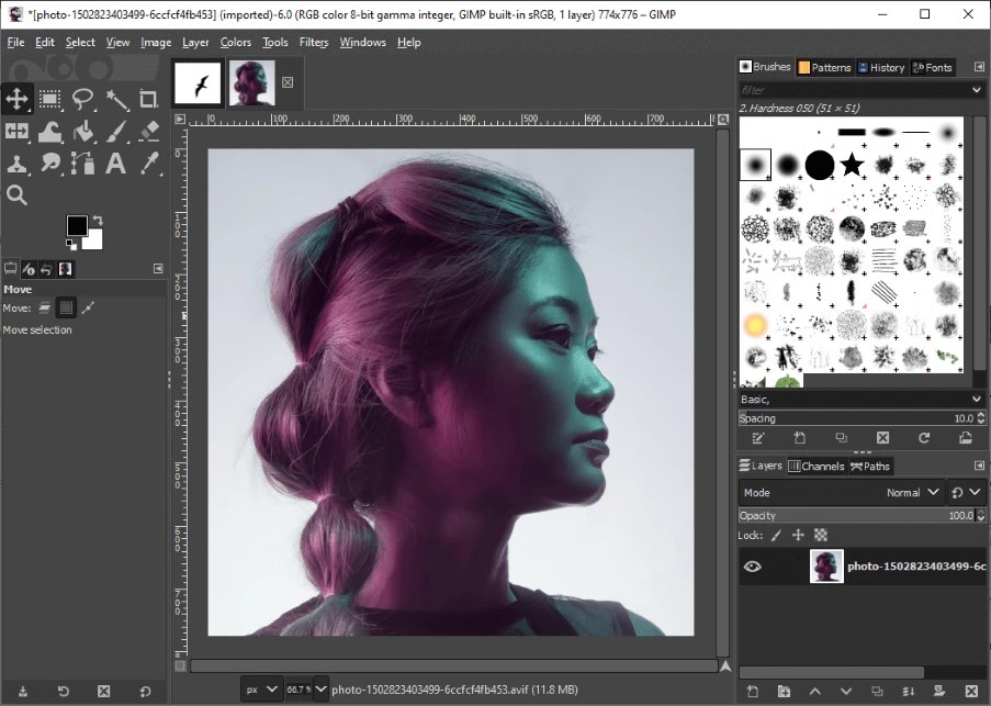 How to Make a Silhouette in GIMP (4 Easy Steps)