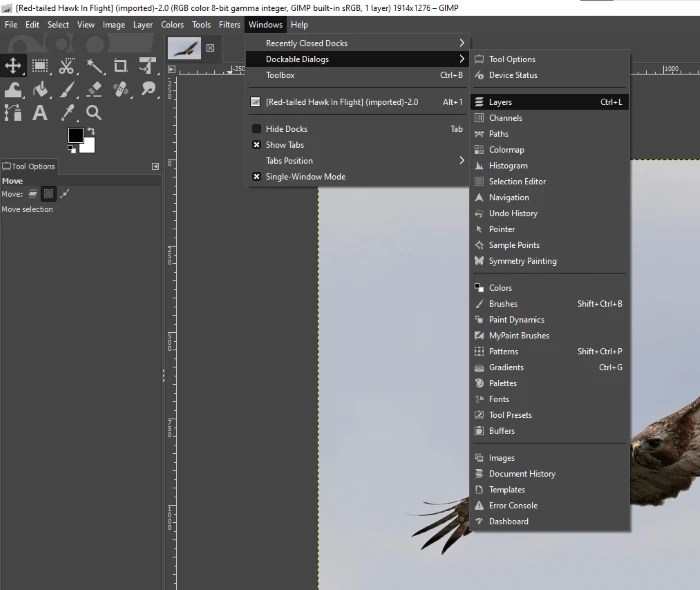 How to Move Layers (or Images) in GIMP Quick Guide