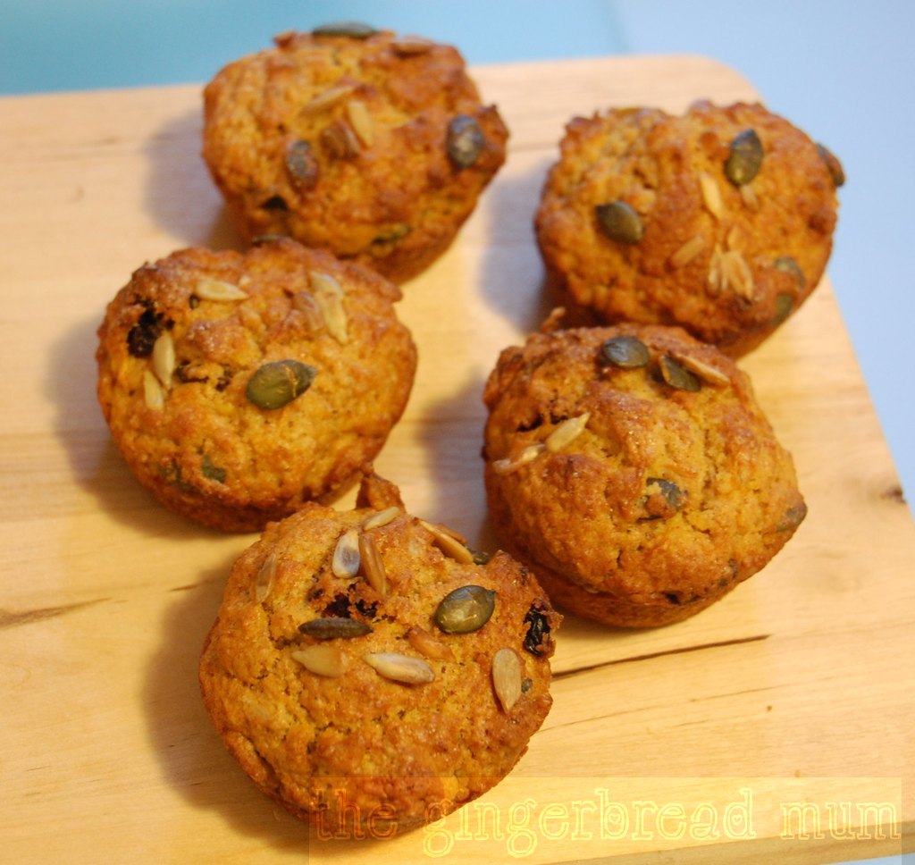 Spiced carrot muffins thegingerbreadmum