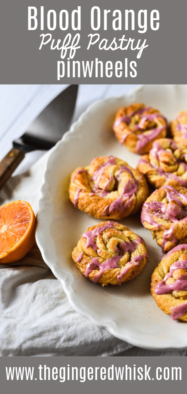 Sun Spear's Spiced Blood Orange Puff Pastry Pinwheels SpringSweetsWeek