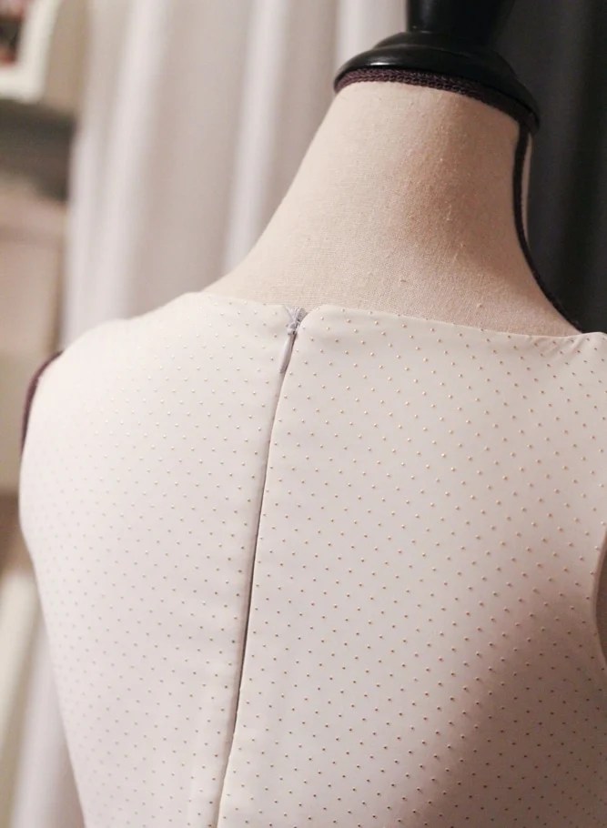How to Install an Invisible Zipper in a Lined Dress girl. Inspired.