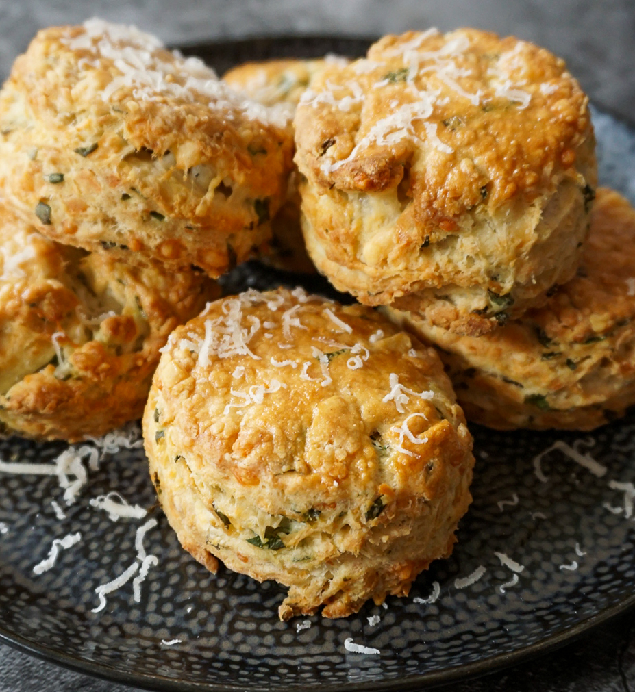 Wild Garlic and Cheddar Cheese Scones The Glasgow Diet Food