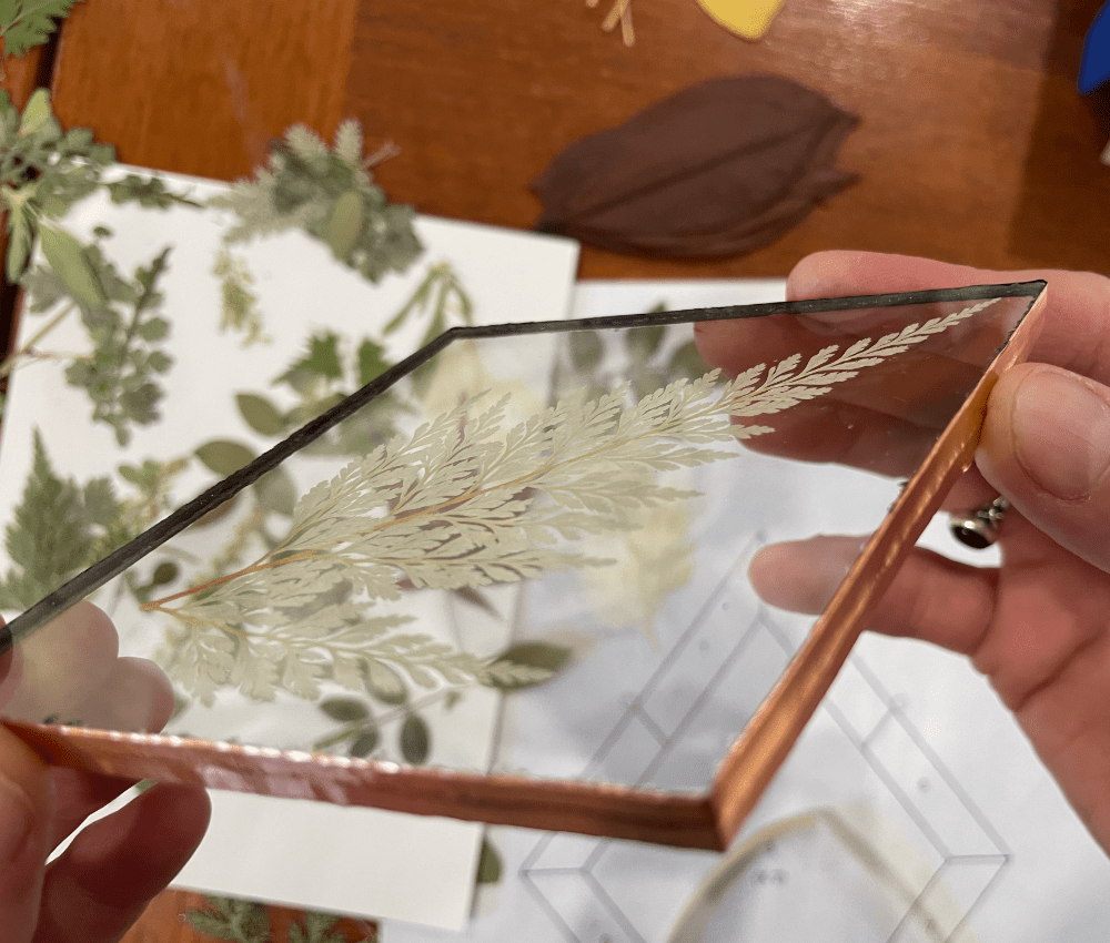 DIY Pressed Flowers in Stained Glass