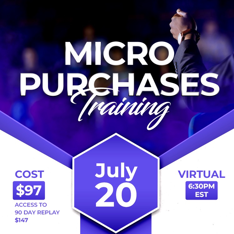Micro Purchases Training The Global Connects