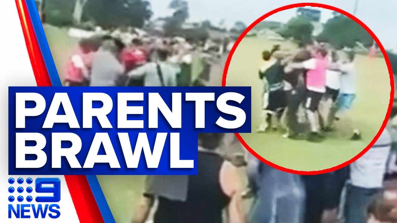 Brisbane father hospitalised after junior rugby brawl 9 News