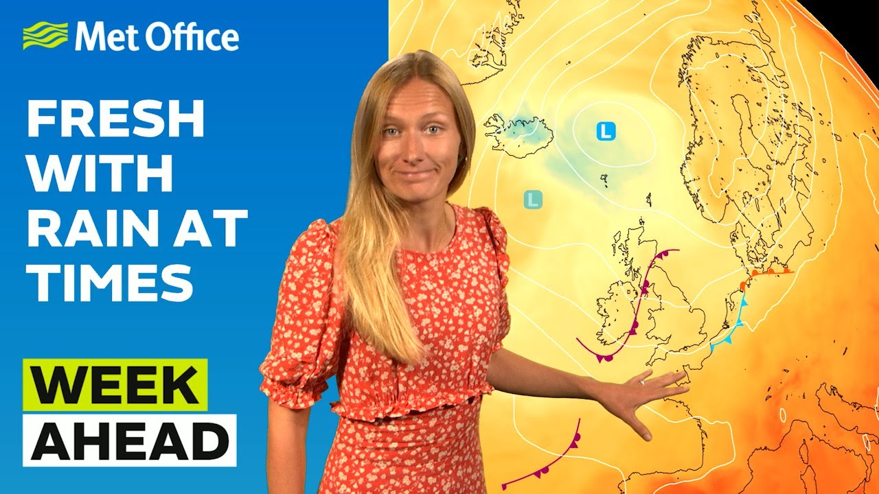 Week Ahead 03/07/2023 Warming up by friday Met Office UK Weather