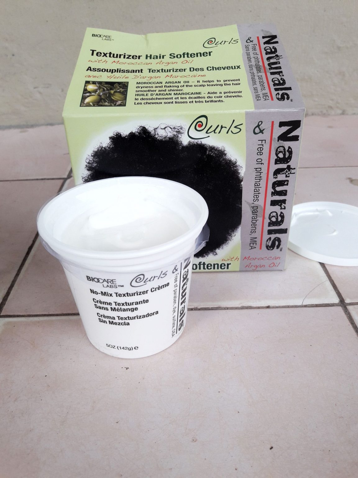 Biocare Labs Curls And Naturals Texturizer Hair Softener Review The