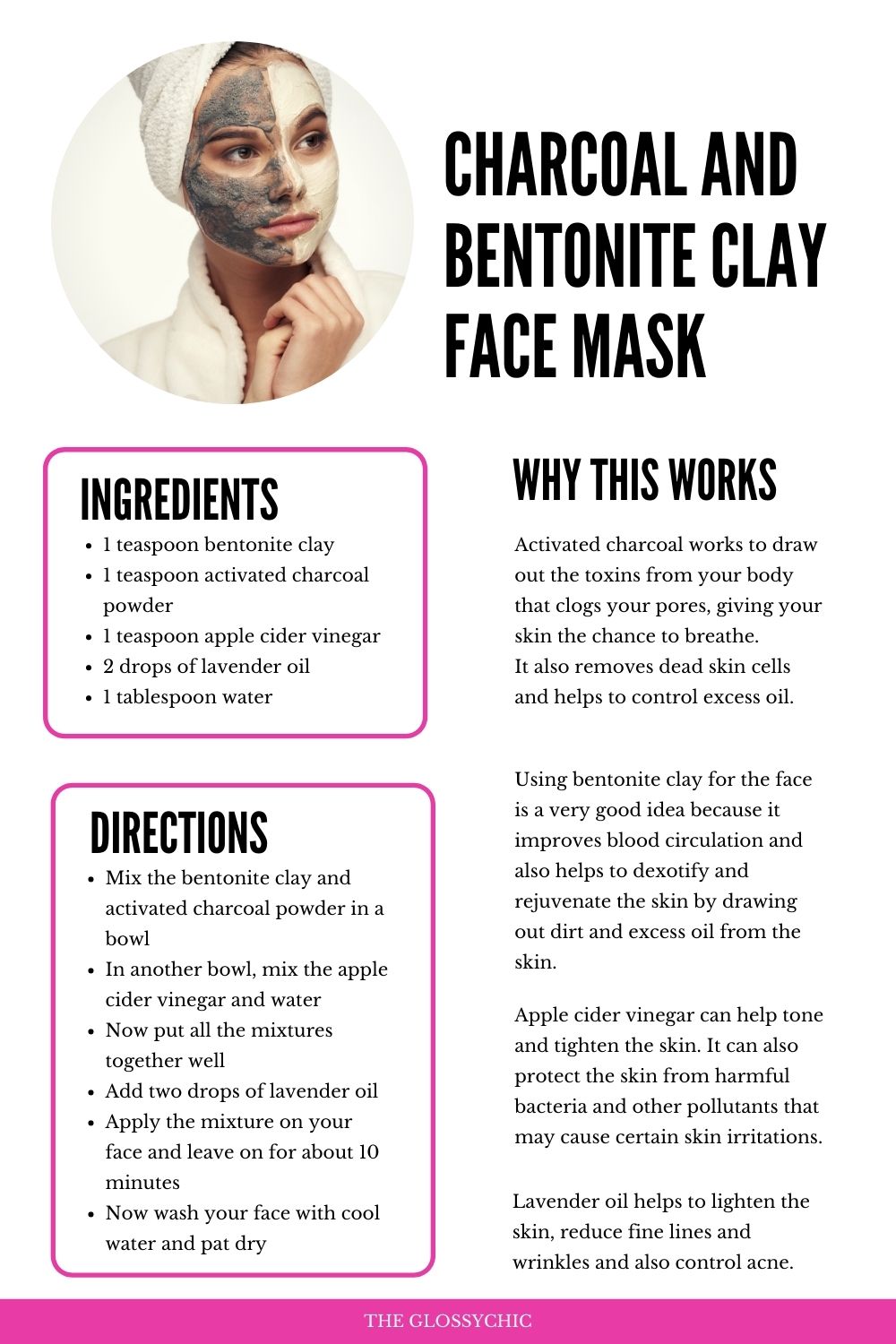 6 DIY Charcoal Face Masks For Beautiful Skin The Glossychic