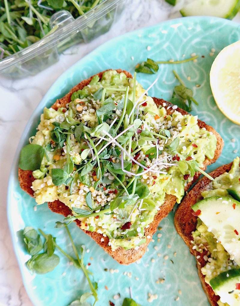 Quick and Easy Avocado Toast The Glowing Fridge
